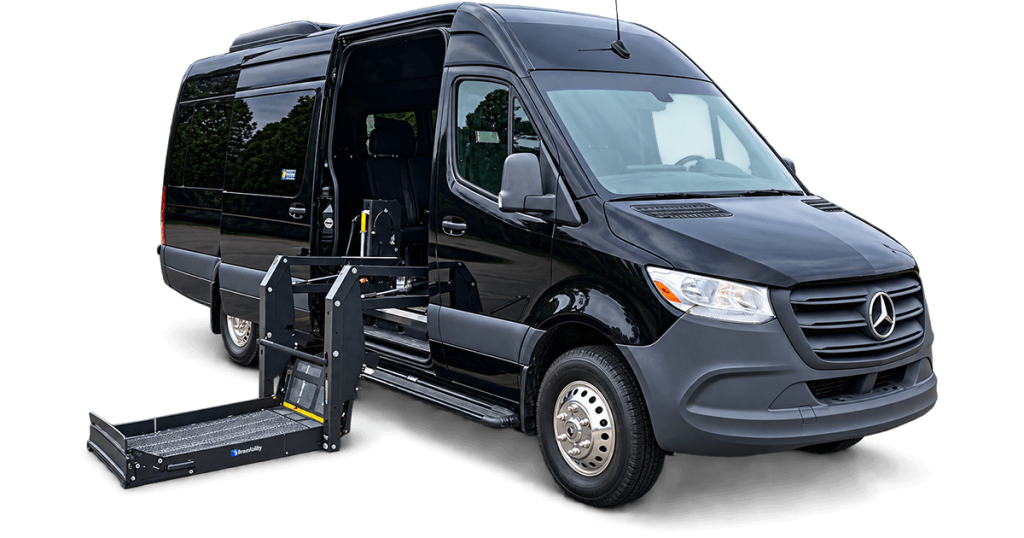 Side-entry Mercedes-Benz Sprinter