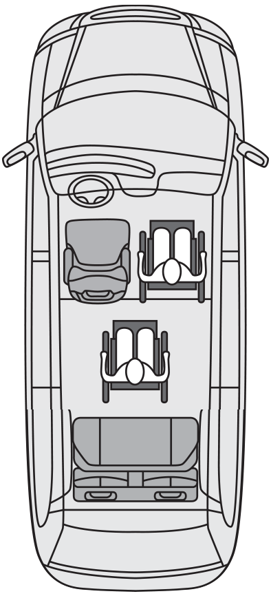 Toyota Sienna Northstar E Seating layout 3